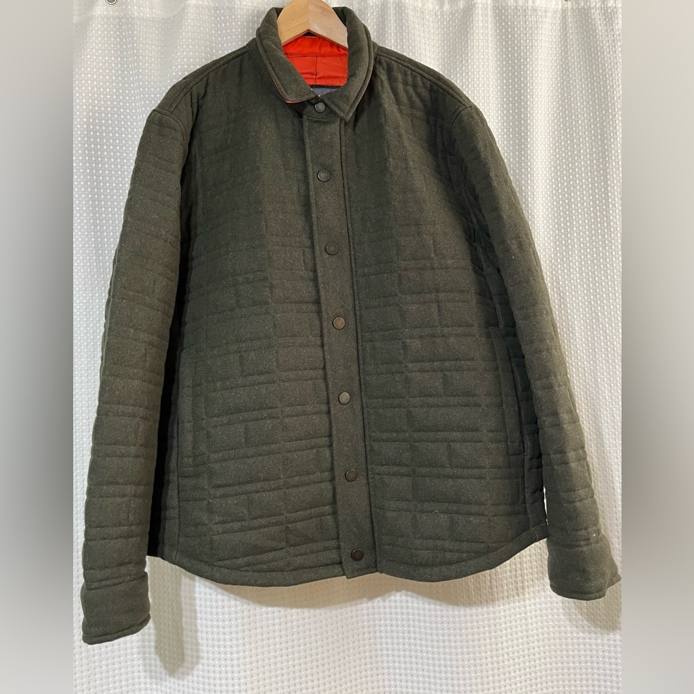 Men’s Tommy Hilfiger Quilted Wool Blend Jacket